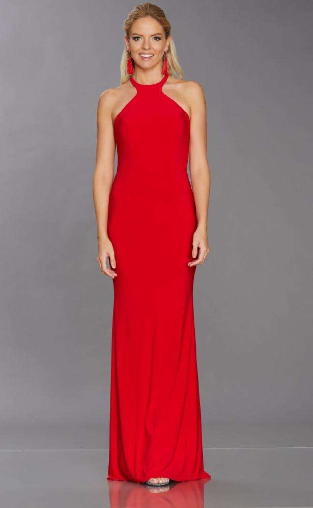 Selskapskjole Detailed Back - Red 8