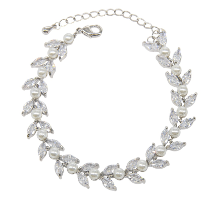 Armbånd "Starlet Braclet Leaf Pearl"
