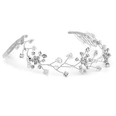 Swarovski Crystal Hairvine - Silver