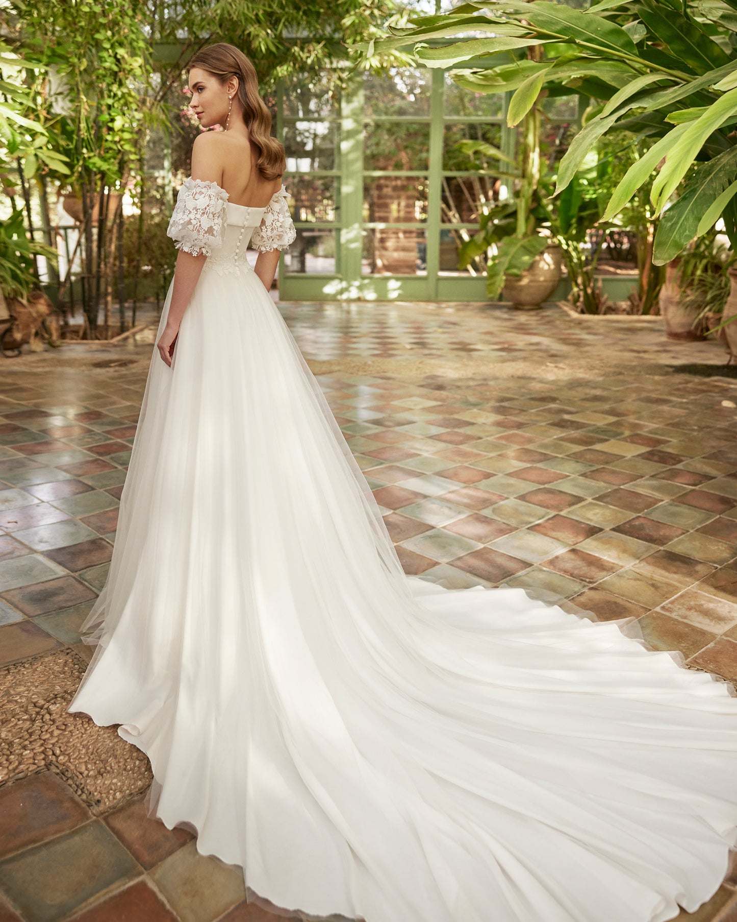 Brudekjole Lujan Alma Novia - kjole og buksedress i en!