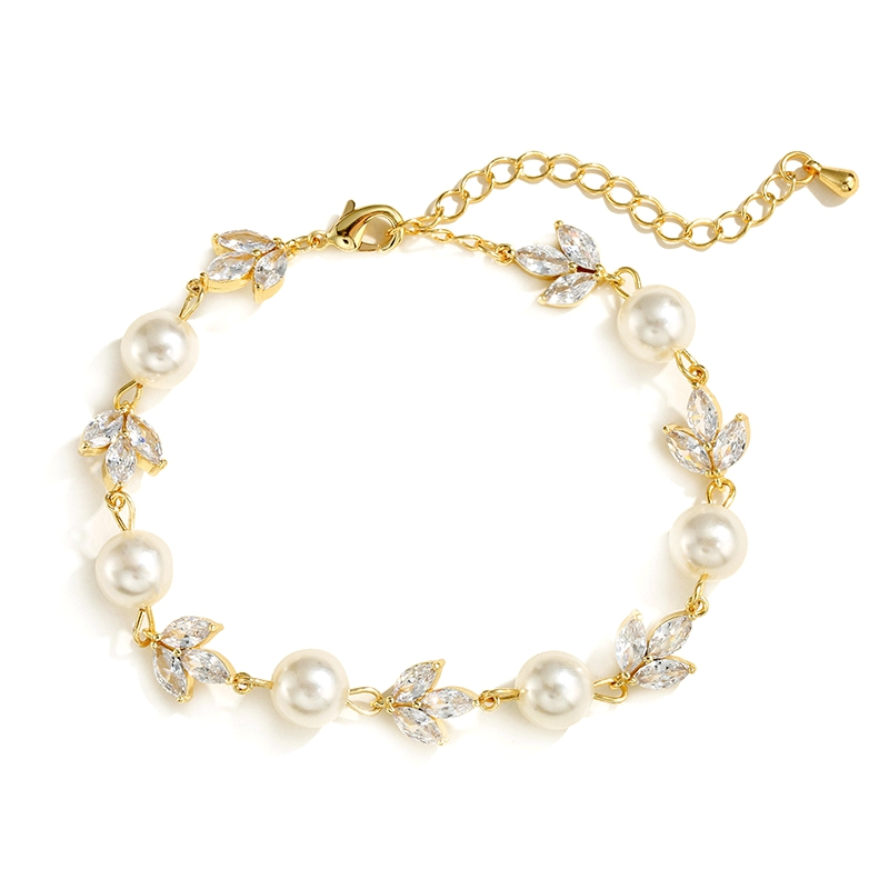 Armbånd "Shimmer Pearl Gold"