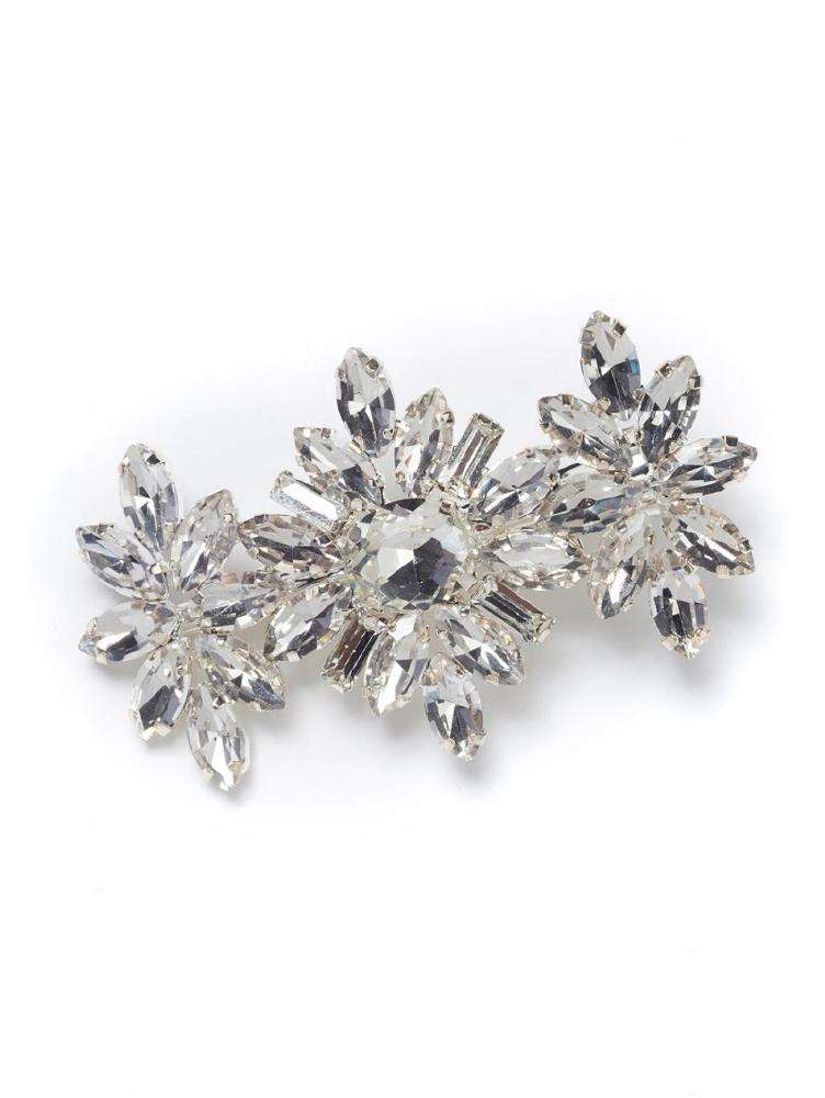 Crystallize Hair Clip - Silver