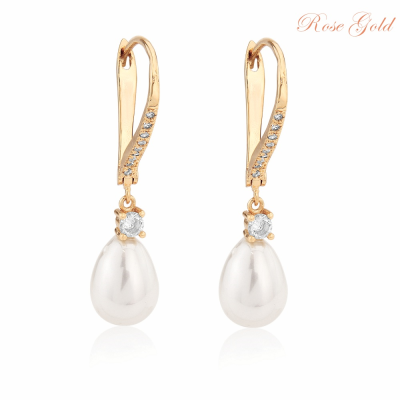 Vintage Heirloom earrings - Rose Gold