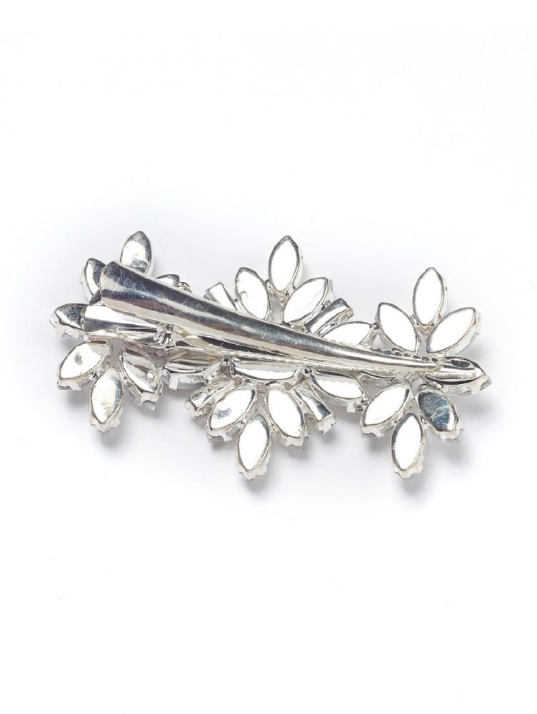Crystallize Hair Clip - Silver