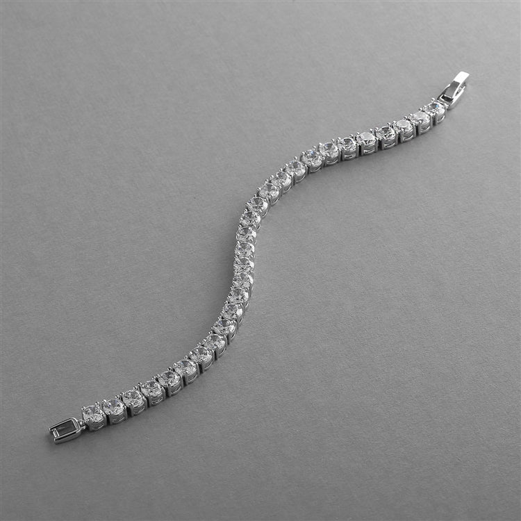 Armbånd "Glamorous Silver Rhodium" - Silver