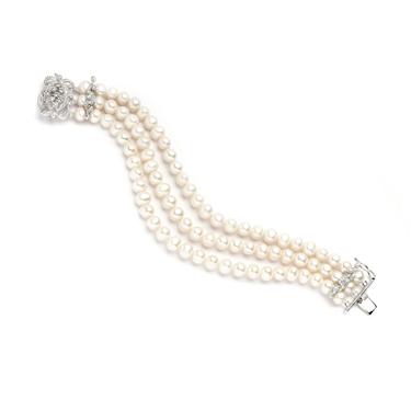 Freshwater Pearl Vintage Clasp Bracelet
