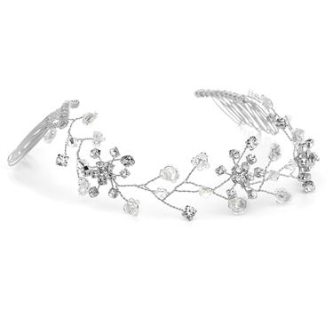 Swarovski Crystal Hairvine - Silver