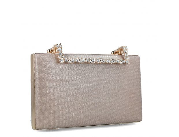 Selskapssko gold glitter