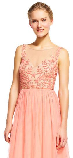 Selskapskjole Beaded Tulle Illusion