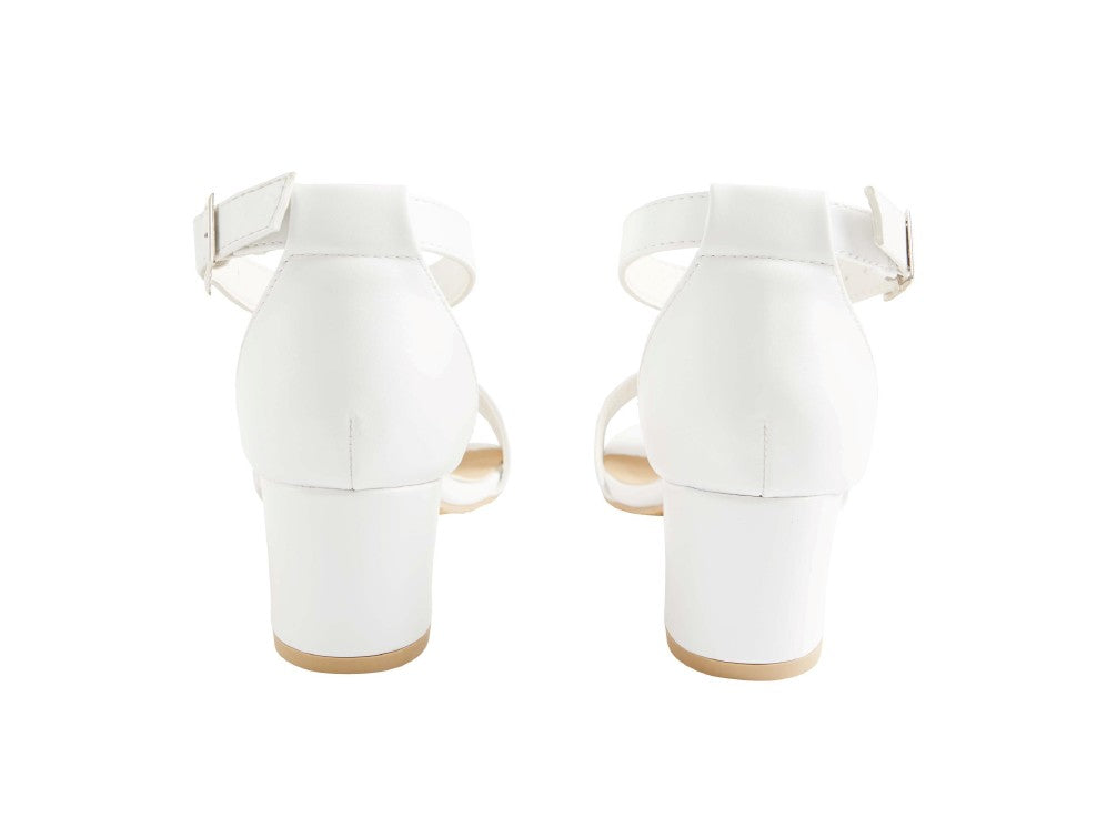 Ankle Strap Classic Sandal 5,5 cm - White 38