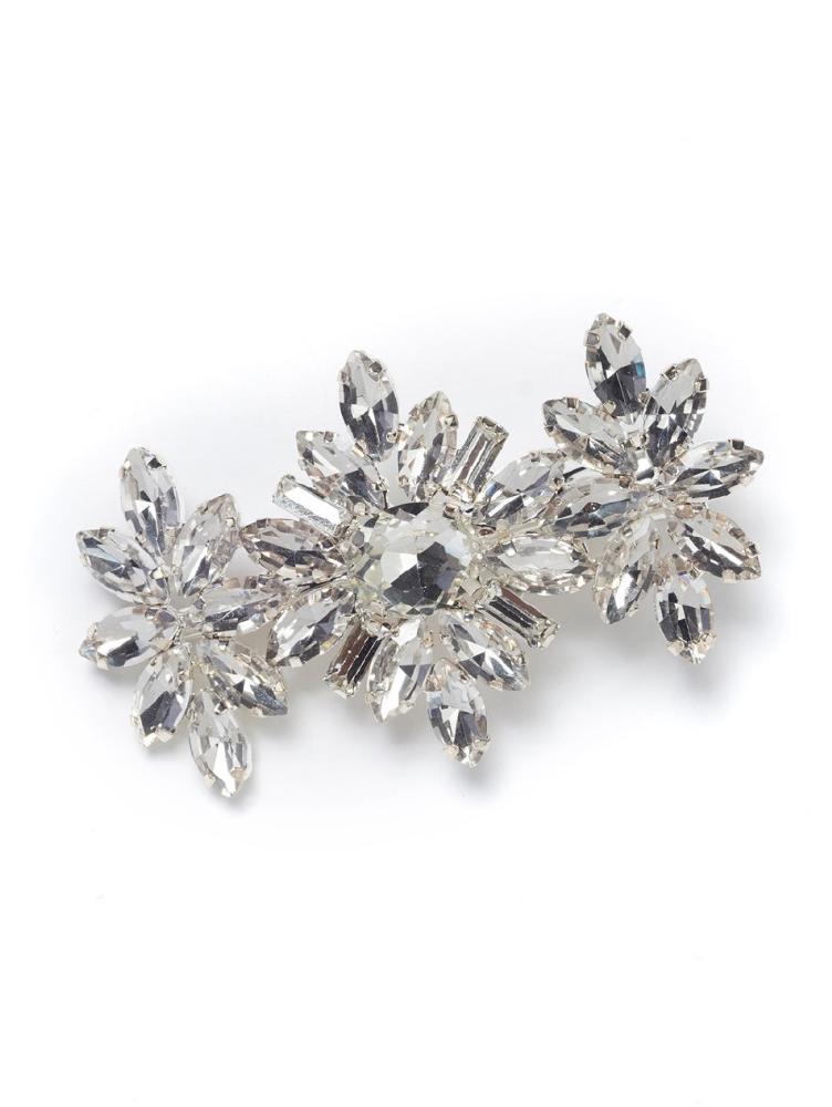 Crystallize Hair Clip - Silver