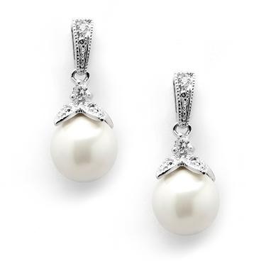 Vintage Classic Pearl Earring - Pearl/Silver