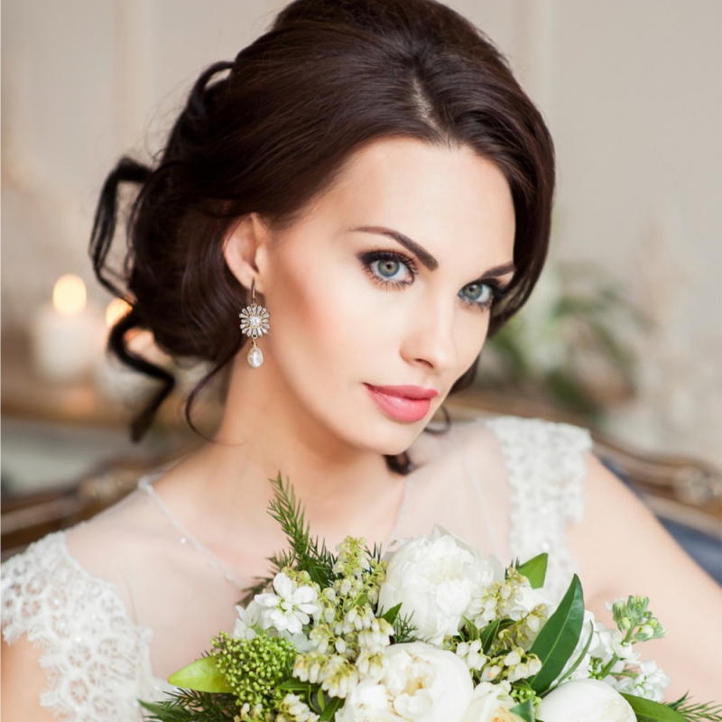 Øredobber "Vintage Treasure Pearl" - Gold