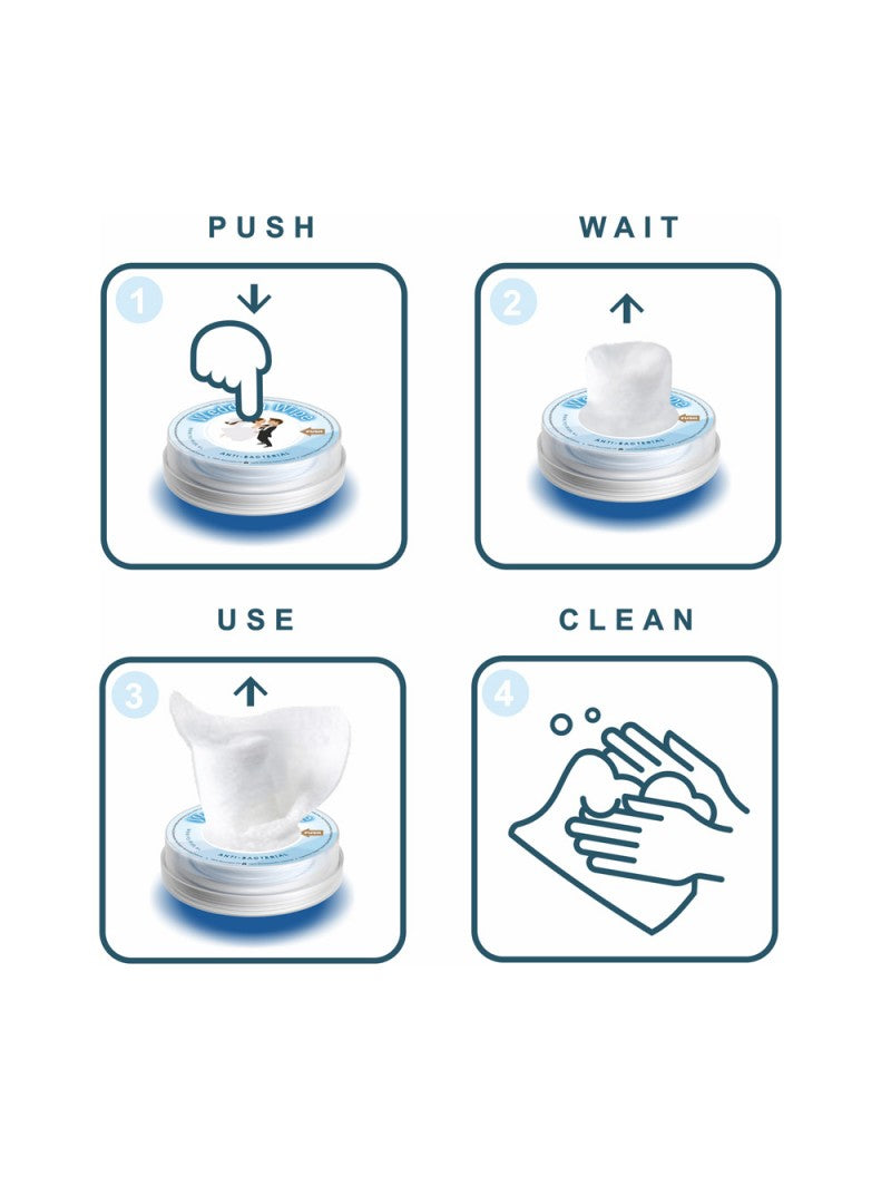 Wedding Anti-bacterial Wipes 50 pk