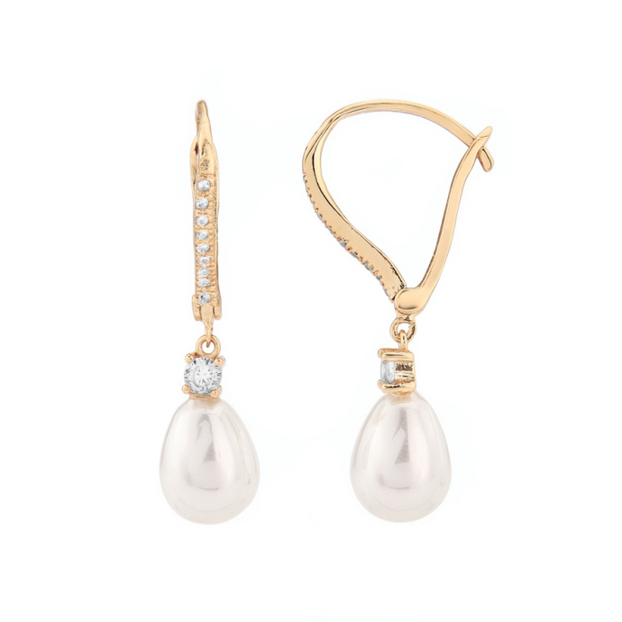 Precious Pearl Earrings - Gold