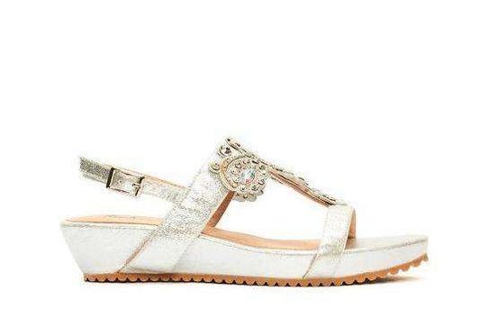 Crystal Multi Platform Sandal Silver - Silver 38