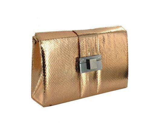 Selskapsveske Metallic Buckle Bag - Copper