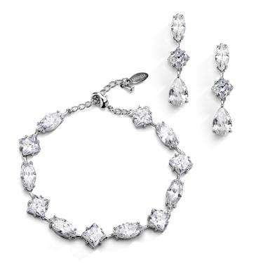 Multi Shape Crystal Bracelet