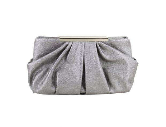 Selskapsveske Metallic Folds "Plisado" - Grey