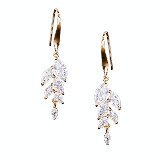 Øredobber "Bella Dainty Drop Gold"