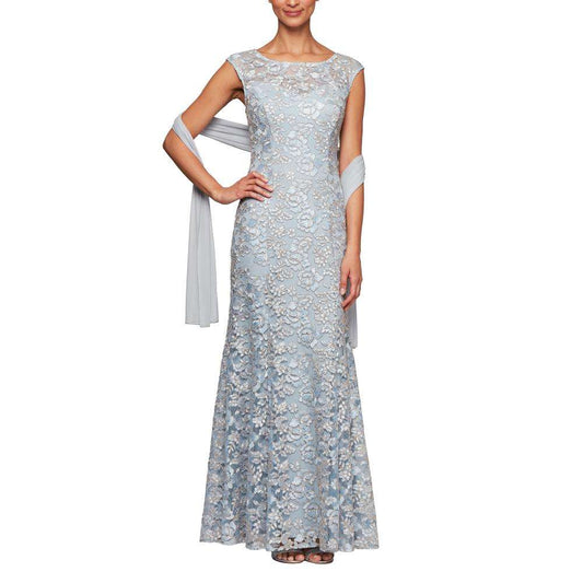 Selskapskjole Blonde Light Blue - Light Blue