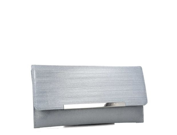 Selskapsveske Clutch Silver