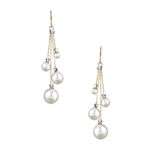 Last inn bildet i Galleri-visningsprogrammet, Pearl Drops Earrings- Gold