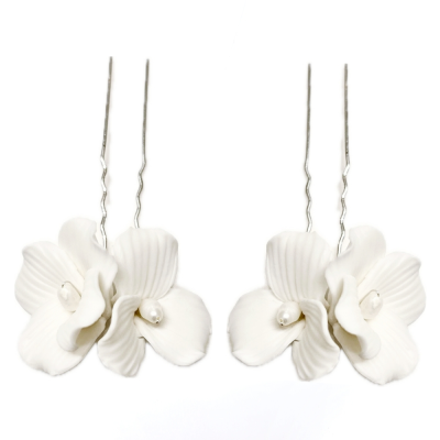Hårpin "Exquisite Floral Silver"
