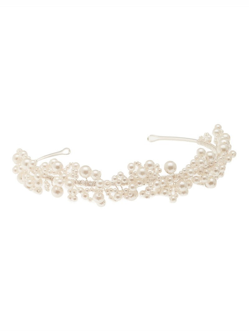 Tiara "Small Pearl Branches"