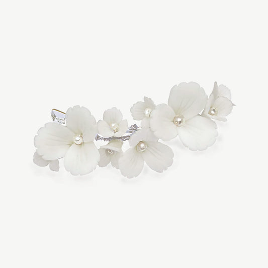 Hårclip "Elderflower Ceramic Flower Petal"