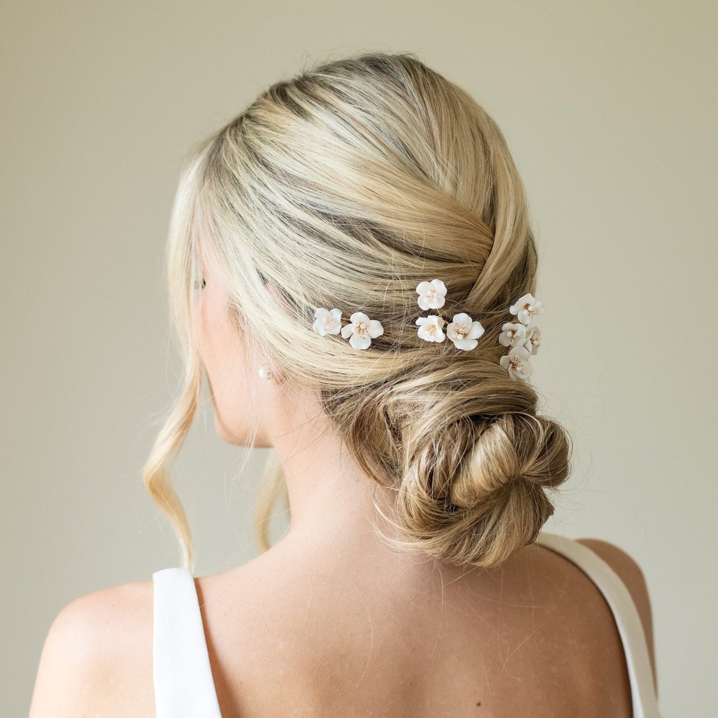 Hårpin Fleur Hairpin Set "Ceramic Floral Hairpin"