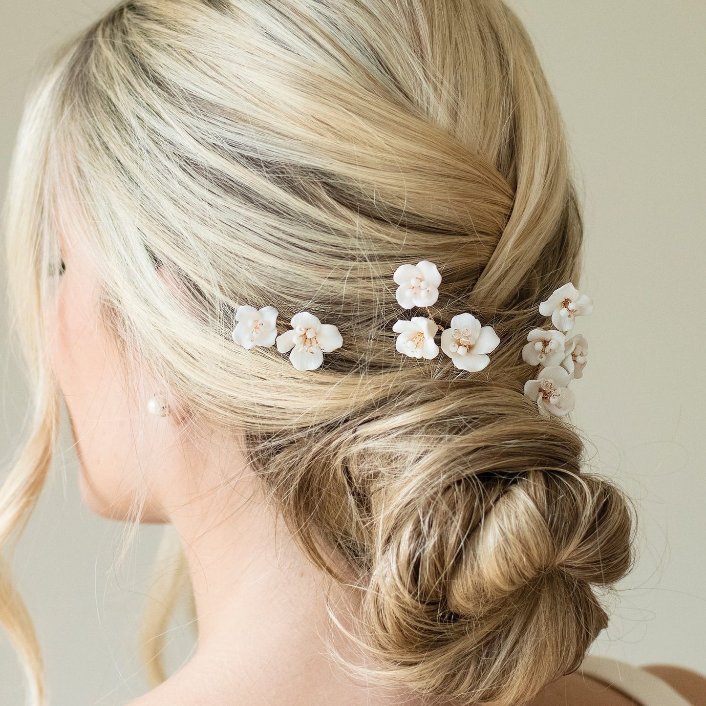 Hårpin Fleur Hairpin Set "Ceramic Floral Hairpin"