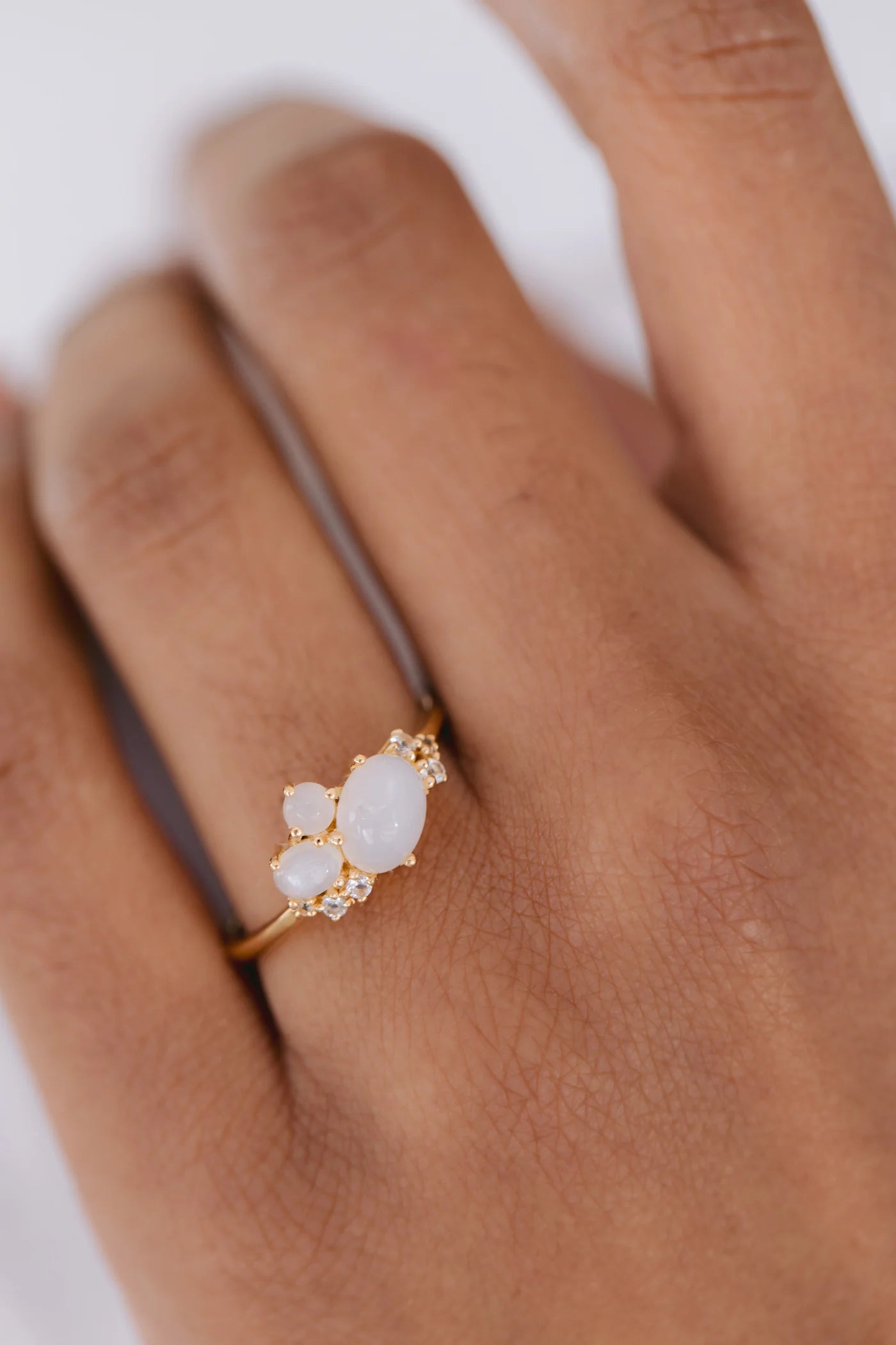 Ring Oslo Moonstone Gold