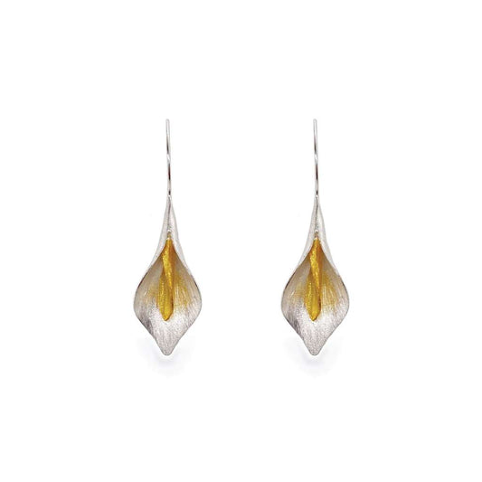 Øredobber "Calla Silver and Gold - Silver/gold