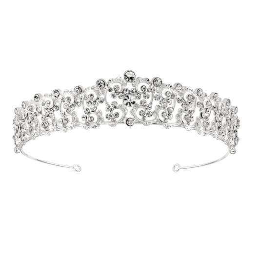 Luxe Tiara Christabel Silver SassB - Silver