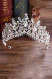 Tiara "Princess Cut Silver"