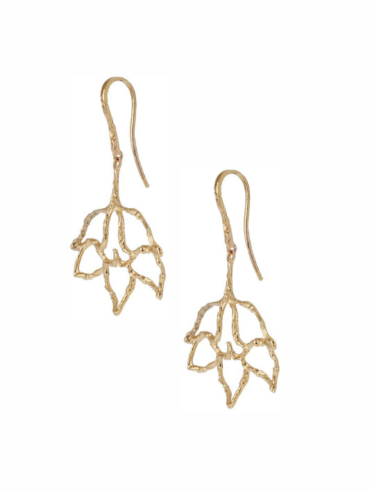 Øredobber "Gold Flowers"