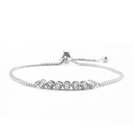 Armbånd "Dainty Glam Silver"