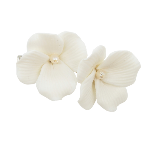 Hårpynt "Elegance Flower Silver"