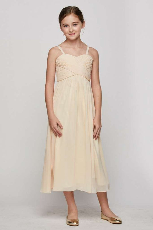 Brudepikekjole 5024 Creme
