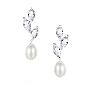 Precious Pearl Earrings - Silver