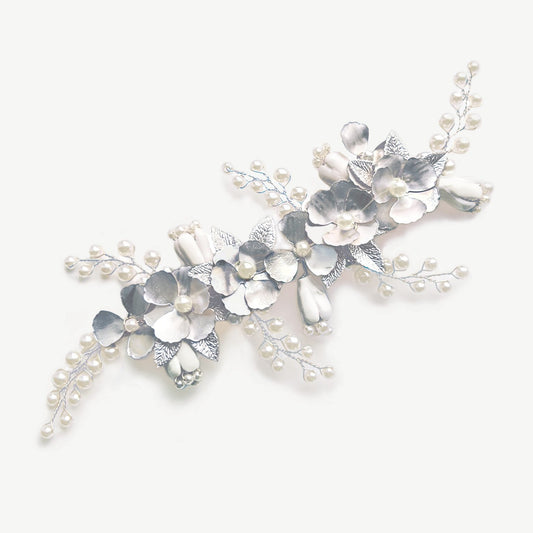 Hårclip "Spring Dream Crystal Pearl Floral"