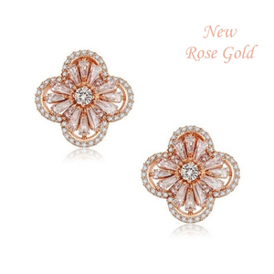 Gatsby Glam Earrings Rose Gold - Rose Gold