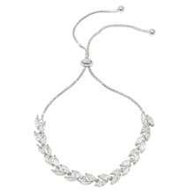 Last inn bildet i Galleri-visningsprogrammet, Armbånd Leaf Adjustable - Silver