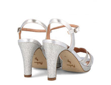 Last inn bildet i Galleri-visningsprogrammet, Ankle Strap Sandal Heels Sparkle Silver
