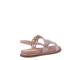 Pink sparkle sandals