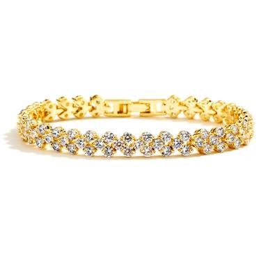 Armbånd "Classic Tennis Gold"