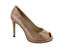 Last inn bildet i Galleri-visningsprogrammet, Metallic Peep-toe Pump 9,5cm Menbur