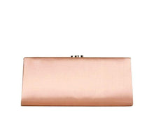 Last inn bildet i Galleri-visningsprogrammet, Selskapsveske Satin Wide Clutch - Rosè