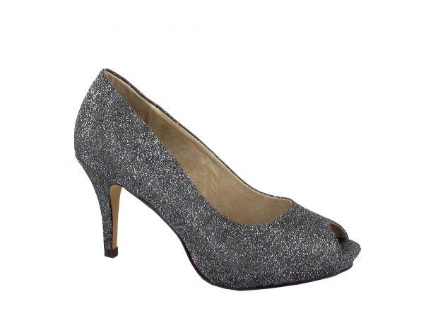 Shiny Peep-toe Pump 9 cm